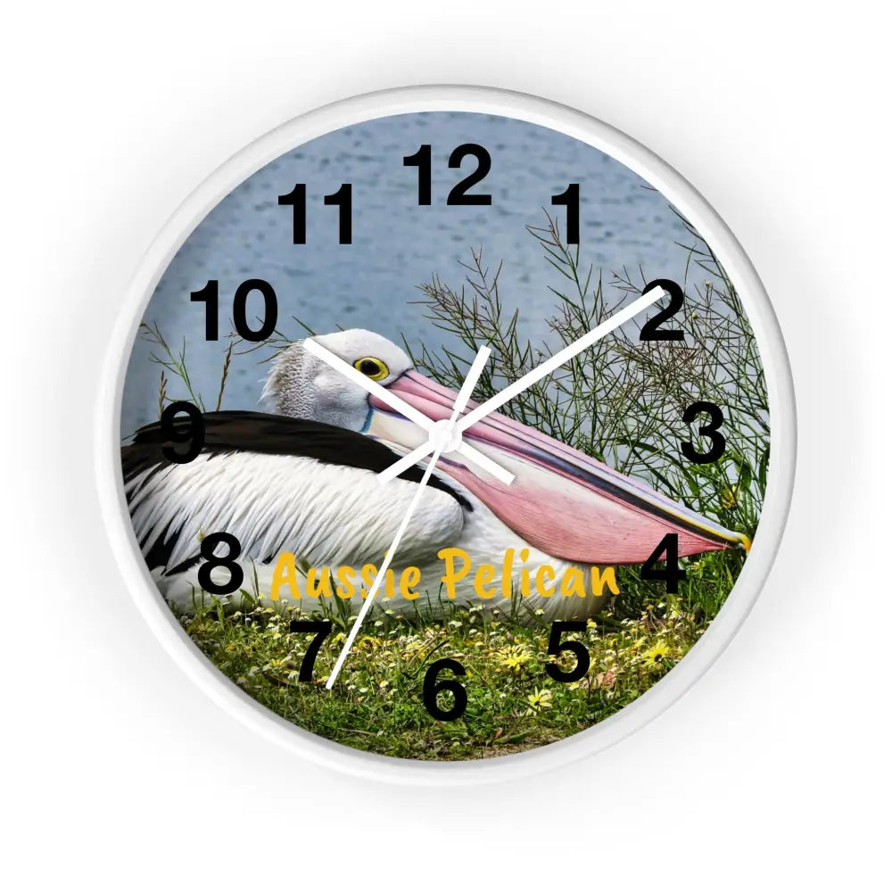 Aussie Pelican Wall Clock