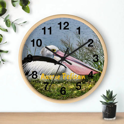 Aussie Pelican Wall Clock