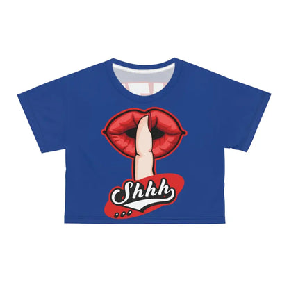 Shhh ladies Crop Tee (AOP)