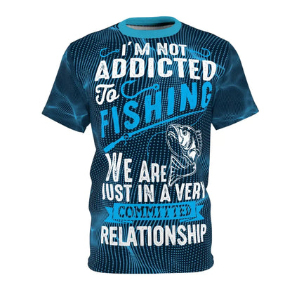 I'm Addicted to Fishing Unisex Cut & Sew Tee (AOP)