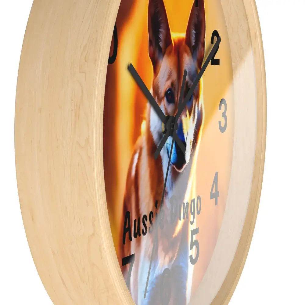 Aussie Dingo Wall Clock