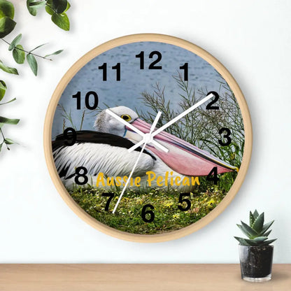 Aussie Pelican Wall Clock