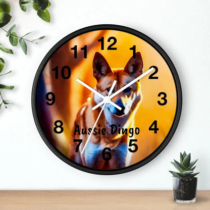 Aussie Dingo Wall Clock