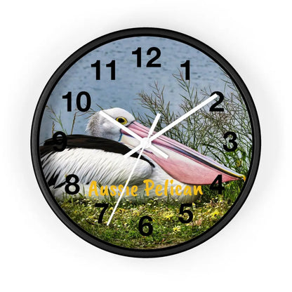 Aussie Pelican Wall Clock