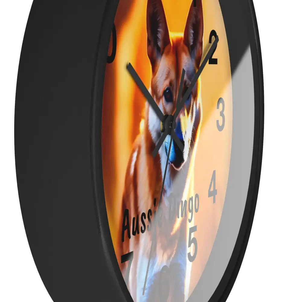 Aussie Dingo Wall Clock