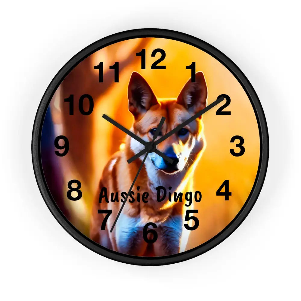 Aussie Dingo Wall Clock