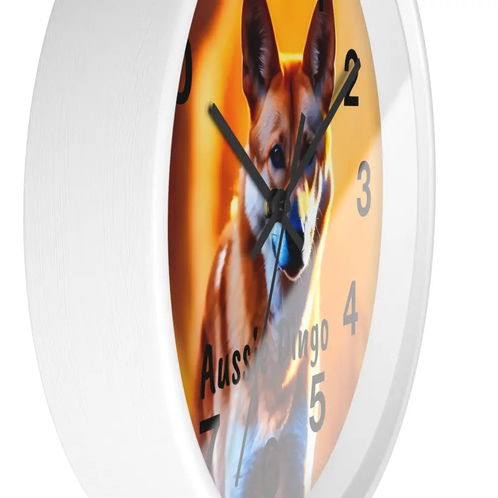 Aussie Dingo Wall Clock