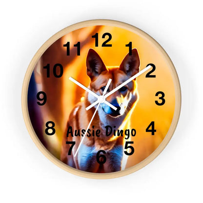 Aussie Dingo Wall Clock