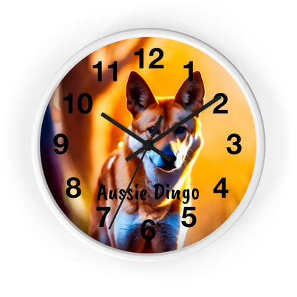 Aussie Dingo Wall Clock