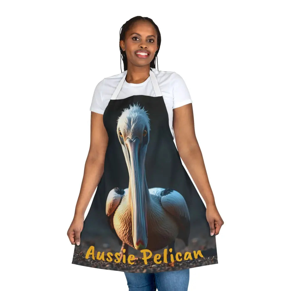 Aussie Pelican Apron, 5-Color Straps (AOP)