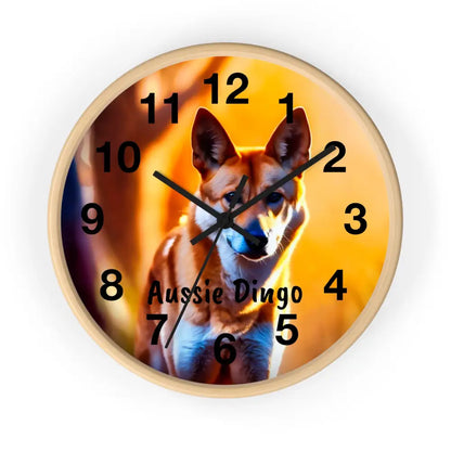 Aussie Dingo Wall Clock