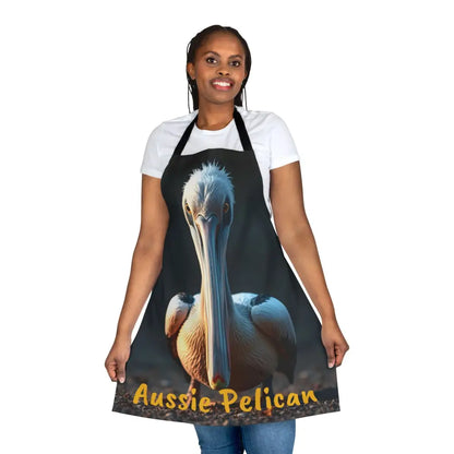 Aussie Pelican Apron, 5-Color Straps (AOP)