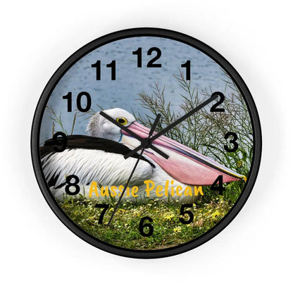 Aussie Pelican Wall Clock