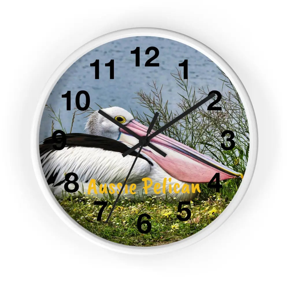 Aussie Pelican Wall Clock