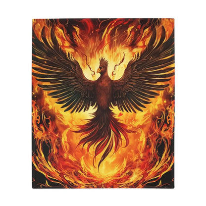 Aussie Fire Bird Plush Fleece Blanket - Tony's Aussie Prints