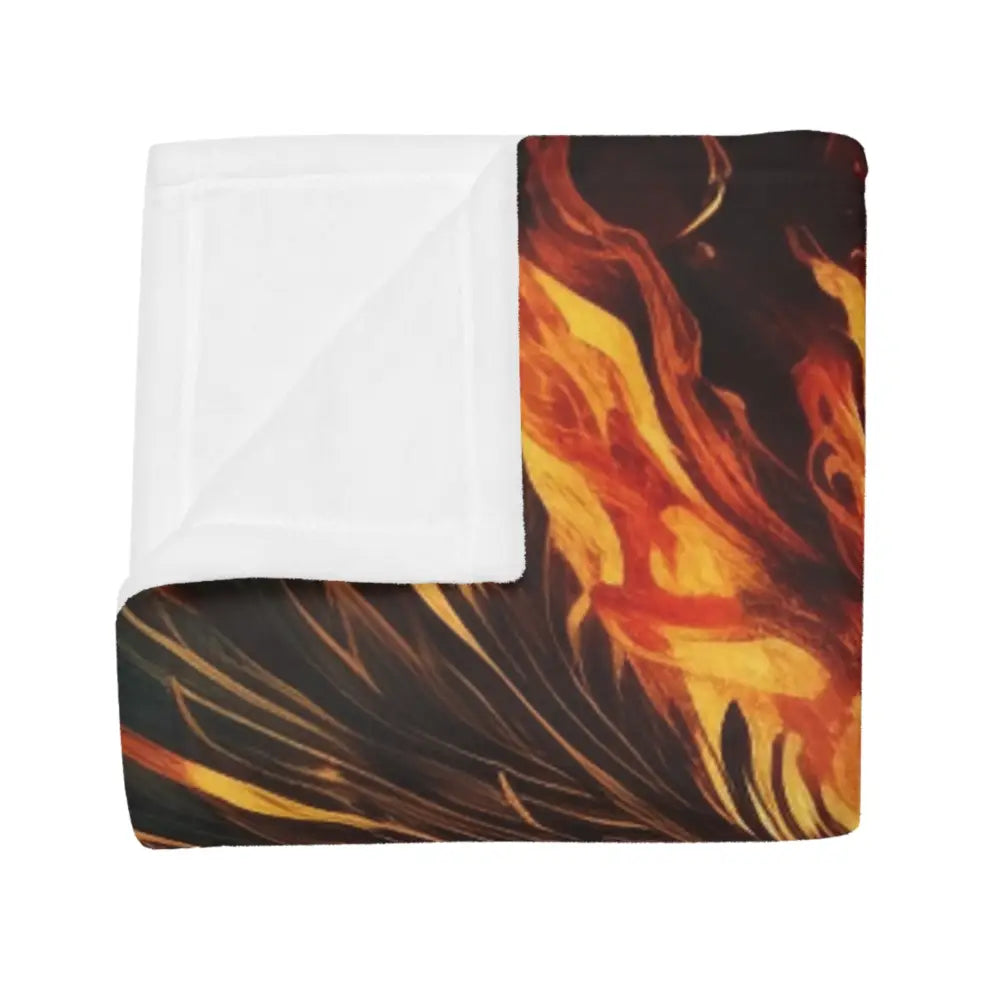 Aussie Fire Bird Plush Fleece Blanket - Tony's Aussie Prints