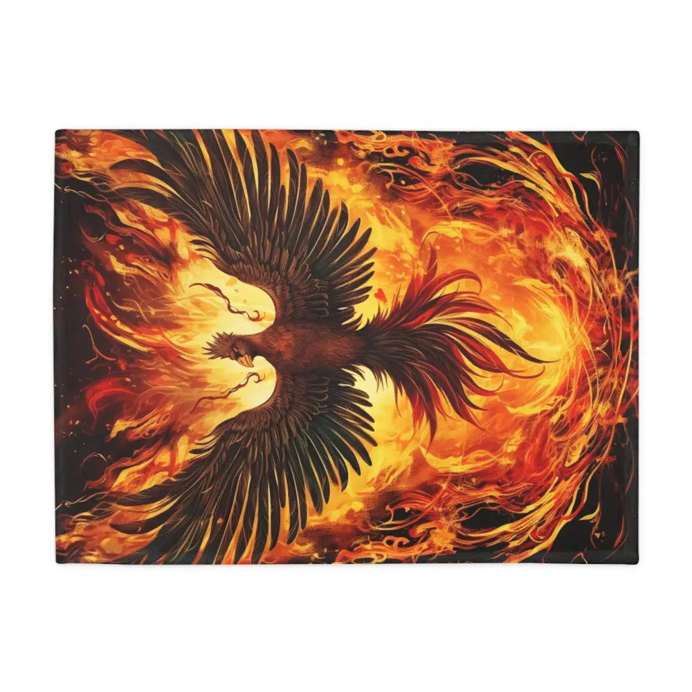 Aussie Fire Bird Plush Fleece Blanket - Tony's Aussie Prints