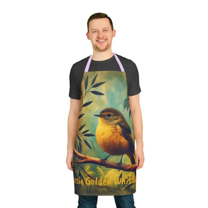 Aussie Golden Whistler Apron 5-Color Straps (Aop) All Over Prints