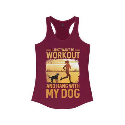 Women's Racerback Tank - Slim Fit Lightweight Ideal for Active Lifestyle - Tony's Aussie Prints