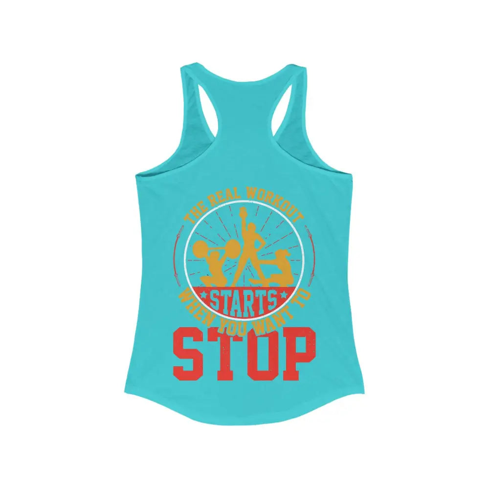 Women's Racerback Tank - Slim Fit Lightweight Ideal for Active Lifestyle - Tony's Aussie Prints