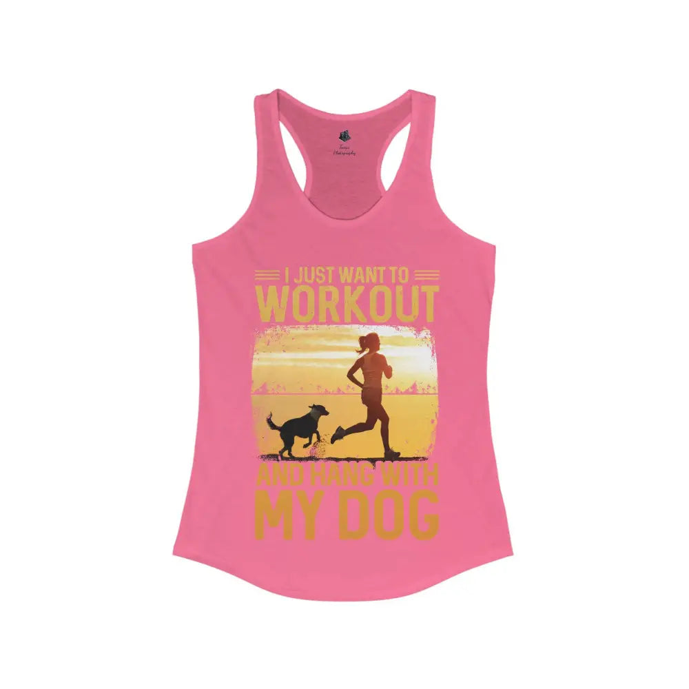 Women's Racerback Tank - Slim Fit Lightweight Ideal for Active Lifestyle - Tony's Aussie Prints